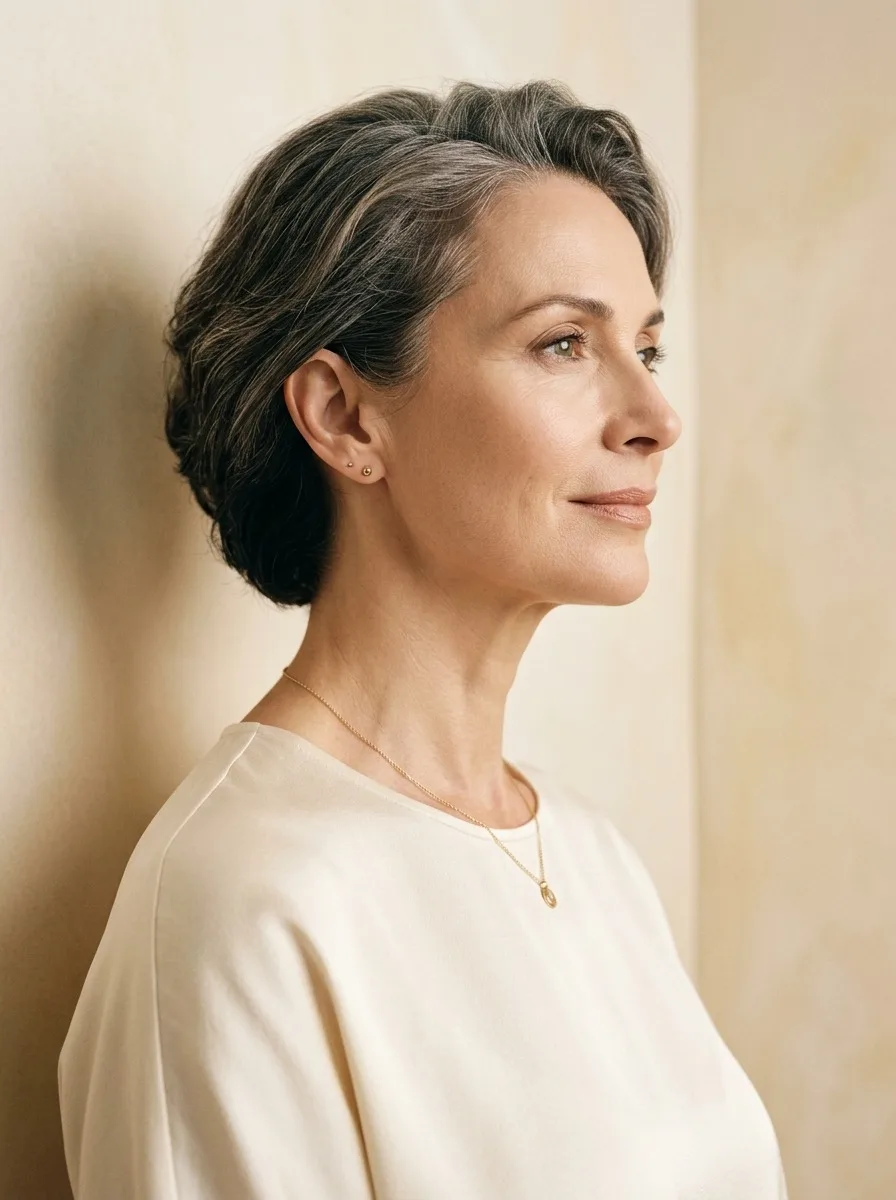 Neck Lift after — 6 Months Post-Op